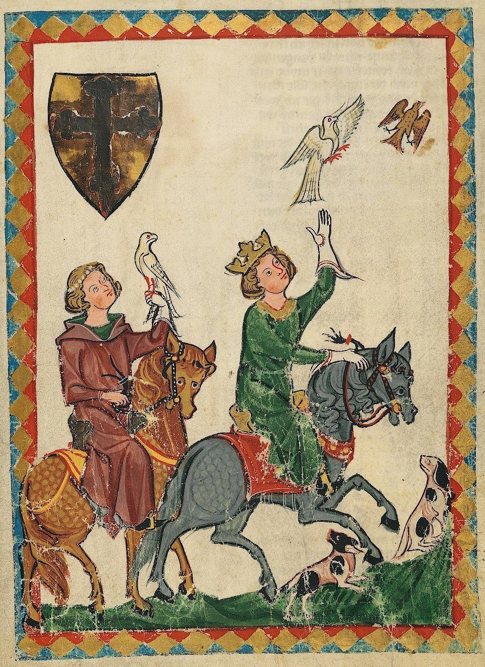 Codex Manesse - Três iluminuras do Grande Livro de Canções manuscritas de  Heidelberg (séc. XIII). Análise iconográfica. Segunda parte