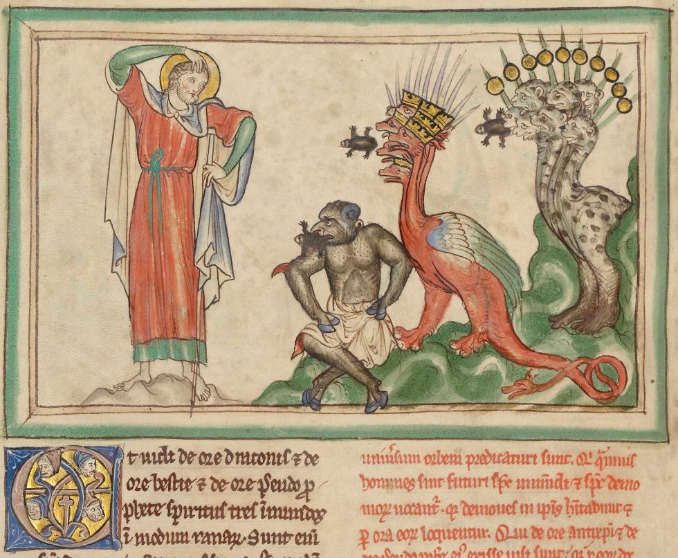 Зверь антихриста. Семиглавый красный дракон апокалипсиса. Вавилонская блудница икона. Зверь апокалипсиса. Зверь антихриста.